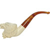 Antiqued Feathered Eagle Meerschaum Pipe