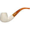 Standard Regular Brandy Smooth Meerschaum Pipe