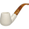 Standard Regular Brandy Smooth Meerschaum Pipe