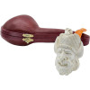 Tall Viking Hand Carved Meerschaum Pipe