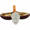 Tall Viking Hand Carved Meerschaum Pipe