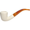 Standard Regular Dublin Smooth Meerschaum Pipe