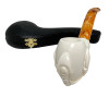 Deluxe Fancy Claw Bent Stem Meerschaum Pipe Deluxe Fancy Claw Bent Stem Meerschaum Pipe