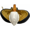 Deluxe Fancy Claw Bent Stem Meerschaum Pipe Deluxe Fancy Claw Bent Stem Meerschaum Pipe