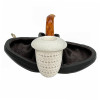 Special 3D Lattice Calabash  Meerschaum Pipe