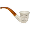 Special 3D Lattice Calabash  Meerschaum Pipe
