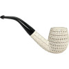 Deluxe 3D Round Lattice Billiard Meerschaum Pipe