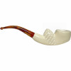 Deluxe Smooth Sea Shell Shank Meerschaum Pipe