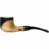 Meerschaum Lined Rustic-Smooth Olive Wood Pipe