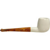 Smooth Straight Stem Hand Carved Meerschaum Pipe