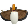 Special Sitting Smooth Meerschaum Pipe