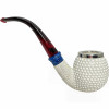 Special Arasta Sterling Silver Golf Ball Meerschaum Pipe
