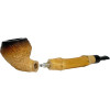 Huntsman Bulldog Rustic African Block Meerschaum Pipe Huntsman Bulldog Rustic African Block Meerschaum Pipe