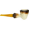 Deluxe Tomahawk Govem Calcined Meerschaum Pipe Set