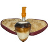 Special Pre-colored Sterling Silver Spigot Meerschaum Pipe