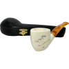 Smooth with Natural Veins Meerschaum Pipe Smooth with Natural Veins Meerschaum Pipe