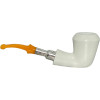Special Smooth Sterling Silver Spigot Meerschaum Pipe