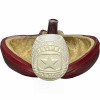 Deluxe U.S. Army Retired Sterling Silver Meerschaum Pipe