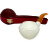Special Yilmaz Smooth Rhodesian Meerschaum Pipe