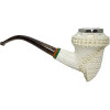 Special Arasta Lattice Silver Rim Meerschaum Pipe