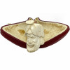 Antiqued Bacchus Slightly Bent Meerschaum Pipe Antiqued Bacchus Slightly Bent Meerschaum Pipe