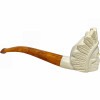 Indian Skull Bent Stem Meerschaum Pipe Indian Skull Bent Stem Meerschaum Pipe