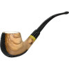 Meerschaum Lined Rustic Front Olive Wood Churchwarden Pipe Meerschaum Lined Rustic Front Olive Wood Churchwarden Pipe