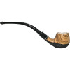 Meerschaum Lined Rustic Front Olive Wood Churchwarden Pipe Meerschaum Lined Rustic Front Olive Wood Churchwarden Pipe