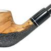 Meerschaum Lined Rustic Front Olive Wood Churchwarden Pipe Meerschaum Lined Rustic Front Olive Wood Churchwarden Pipe