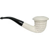 Special 3D Calabash Lattice Meerschaum Pipe