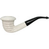 Special 3D Calabash Lattice Meerschaum Pipe