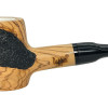 Meerschaum Lined Black Band Olive Wood Pipe