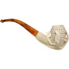 Special Round Lattice Bowl Claw Meerschaum Pipe