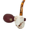 Special Natural Stone Sitting Oom Paul Meerschaum Pipe