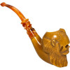 Deluxe Pre-colored Signed Esref Bearded Skull Meerschaum Pipe Deluxe Pre-colored Signed Esref Bearded Skull Meerschaum Pipe