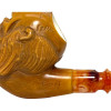 Deluxe Pre-colored Signed Esref Bearded Skull Meerschaum Pipe Deluxe Pre-colored Signed Esref Bearded Skull Meerschaum Pipe