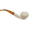Deluxe 3D Lattice Rhodesian Meerschaum Pipe Deluxe 3D Lattice Rhodesian Meerschaum Pipe