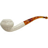 Deluxe 3D Lattice Rhodesian Meerschaum Pipe Deluxe 3D Lattice Rhodesian Meerschaum Pipe