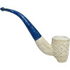 Deluxe Signed Selver Poker Weave Meerschaum Pipe Deluxe Signed Selver Poker Weave Meerschaum Pipe