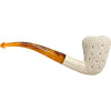 Deluxe Yilmaz Signed Dublin Lattice Meerschaum Pipe