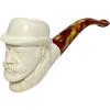 Deluxe Sherlock Holmes and Dr. Watson Meerschaum Pipe Set