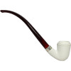 Special Govem Signed Sterling Silver Double Stem Meerschaum