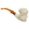 Deluxe Laughing Santa Claus Meerschaum Pipe
