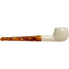 Smooth Small Straight Stem Meerschaum Pipe