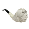 Deluxe Man in Turban Knurl Meerschaum Pipe