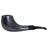 Gray Lacquer Oval Shank Vector Briar Pipe - Bent