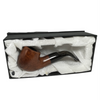 Brown Saddle Stem Briar Pipe - Full Bent