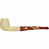Small Designer Lattice Straight Meerschaum