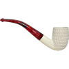 Billiard Round Lattice Meerschaum Pipe