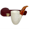 Deluxe Signed Govem Smooth Tall Meerschaum Pipe